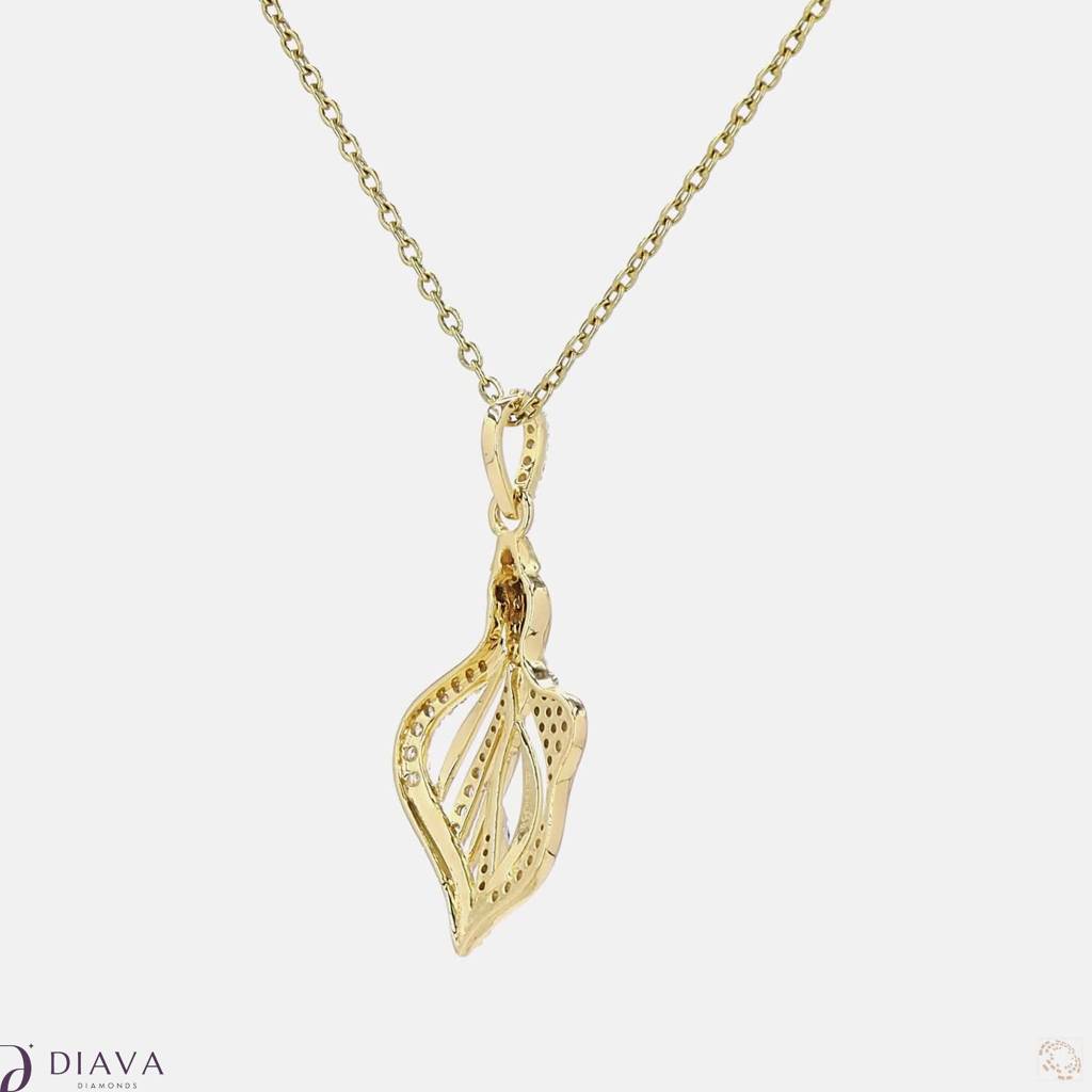 Waves Of Diamonds Pendant : WavesofDiamondsPendant
