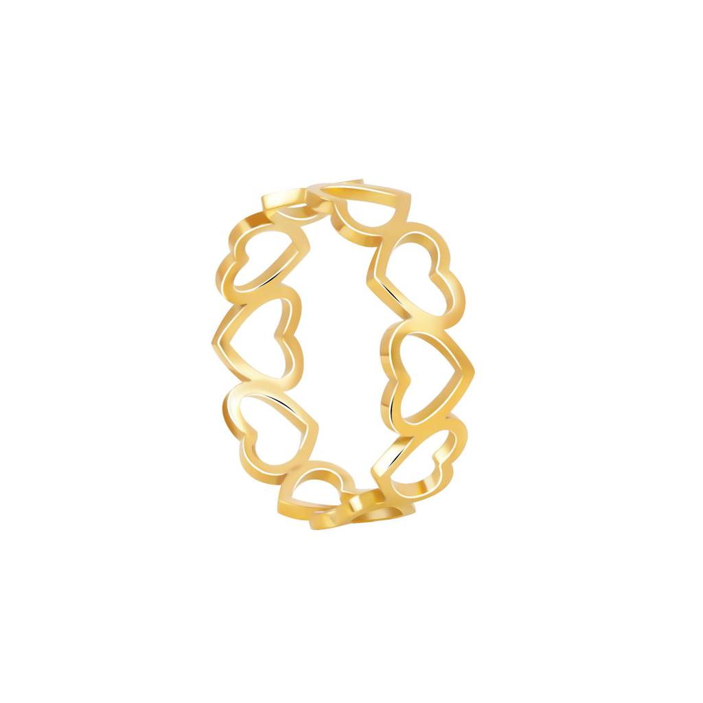 Endless Affection Heart Love Adjustable Ring : SSRG13-A