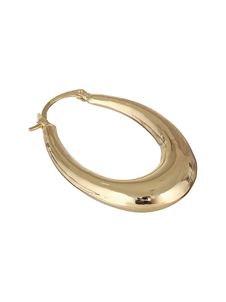 Anti-Tarnish Gold Plated U -Shaped  Chunky Hoop Earrings : STER8005