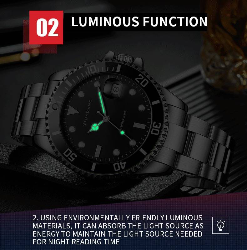 Analog Wrist Watch For Men Stylish Metal Strap With Water Resistant 3 Hand Mechanism Watch : GD-50006-11