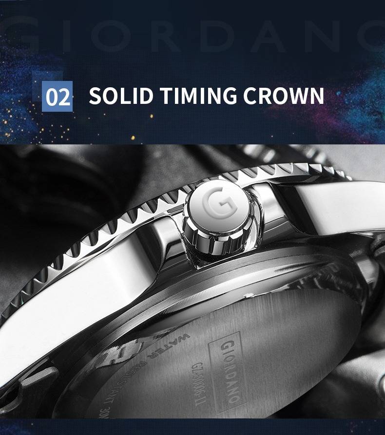 Analog Wrist Watch For Men Stylish Metal Strap With Water Resistant 3 Hand Mechanism Watch : GD-50006-11