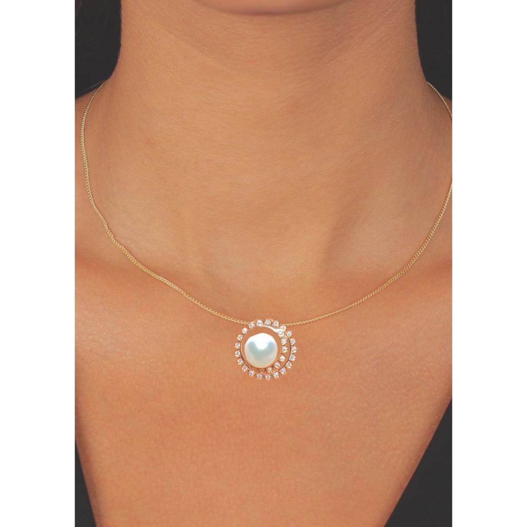 Elegance Pearl Pendant Set : 801
