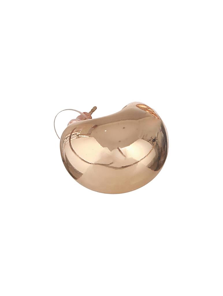 Anti-Tarnish Rose Gold Plated Dome Shaped Statement Studds Earrings : STER8053