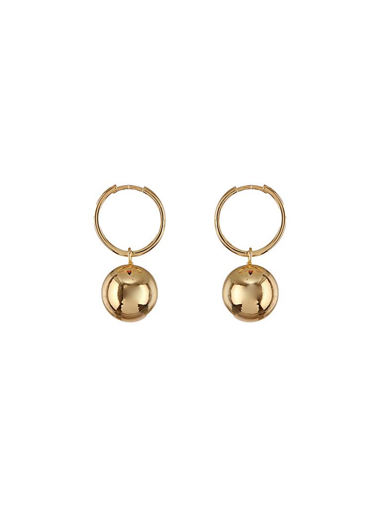 Anti-Tarnish Gold Plated Water Drop Shaped Luxe Earrings : STER8060