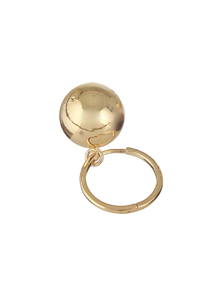 Anti-Tarnish Gold Plated Water Drop Shaped Luxe Earrings : STER8060
