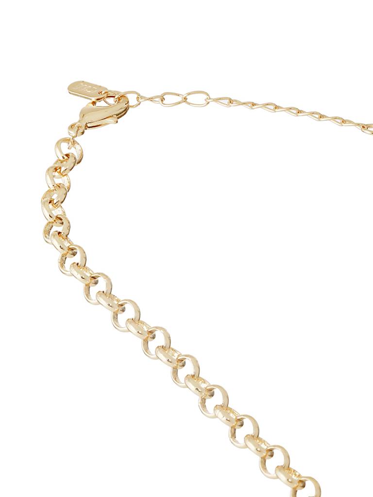 Anti-Tarnish Gold Polish Ball Locket Ball Chain Necklace : STLK8086