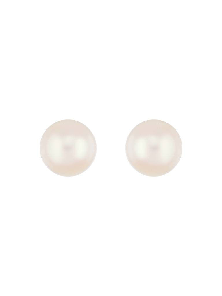 Anti-Tarnish Gold Toned Round  Pearl Studds 16 Mm  Studds Earrings : STER8158