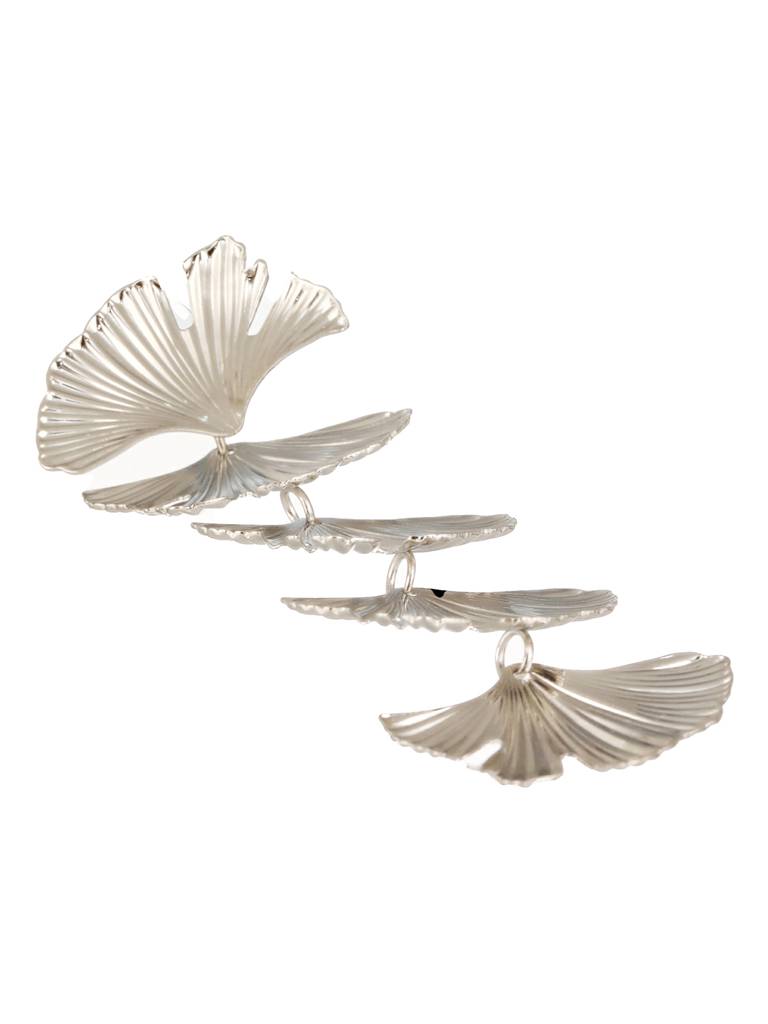 Anti-Tarnish Silver Plated Quirky Long Dangler Earrings : STER8163