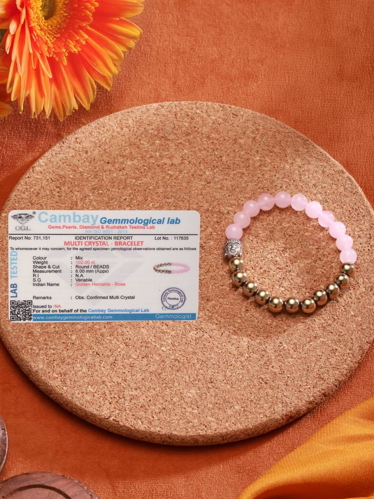 Rose Quartz For Love & Prosperity Crystals For Wealth : STBR8224