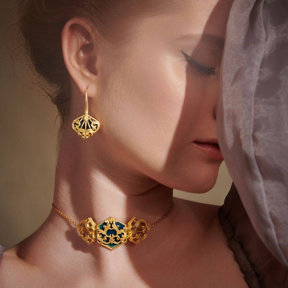 Floral Swag Earrings