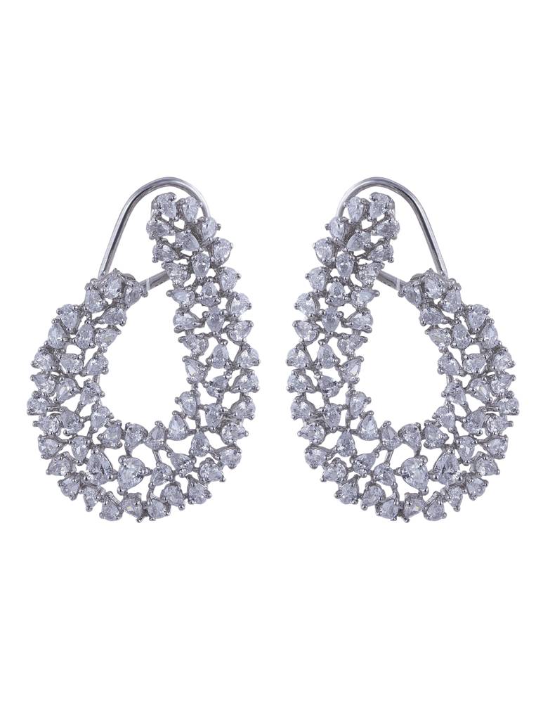 925 Silver Iceberg Earrings : CSE267