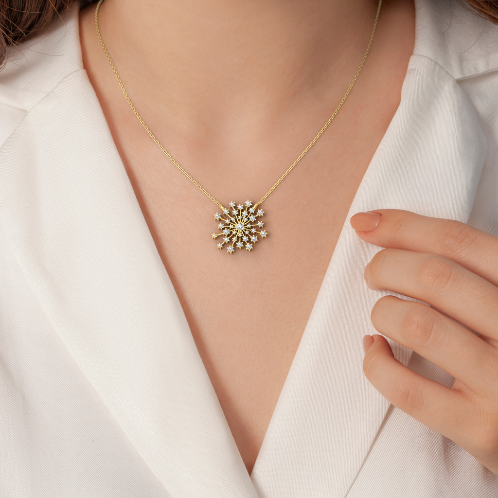 Aurora Pendant Necklace : SLVR-PYG-30