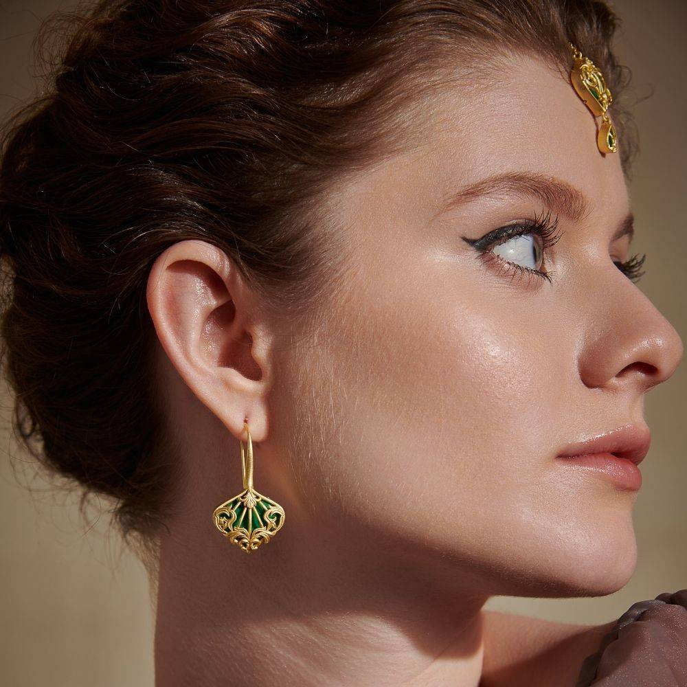 Floral Swag Earrings