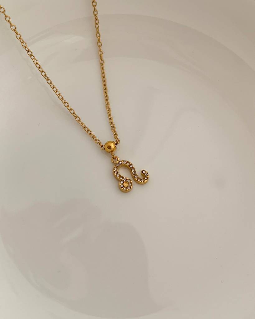 18K Gold Plated Zodiac Sign Necklace : N86G