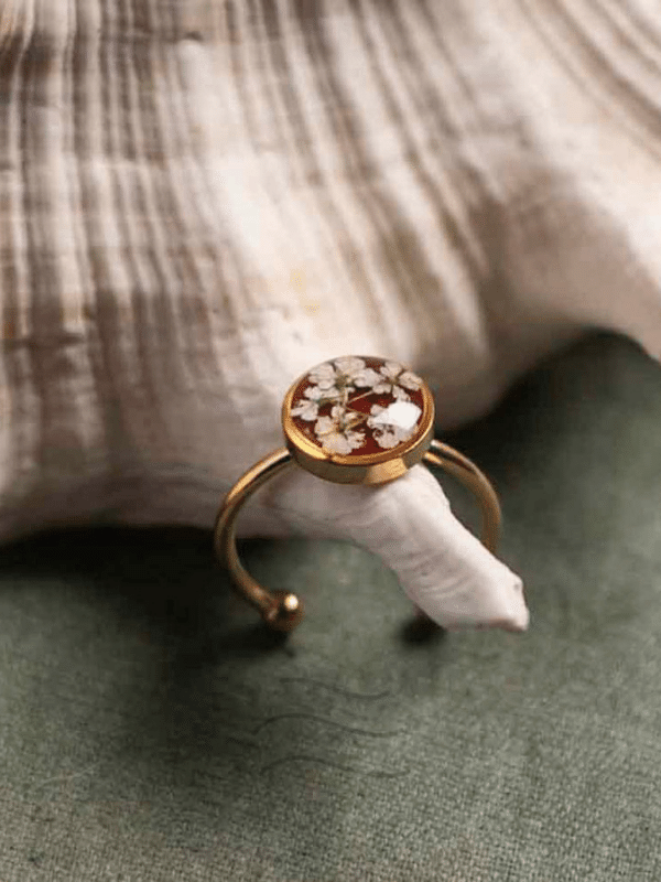 Bird'S Nest Scarlet Ring : LA-FF-R-BNS-G1