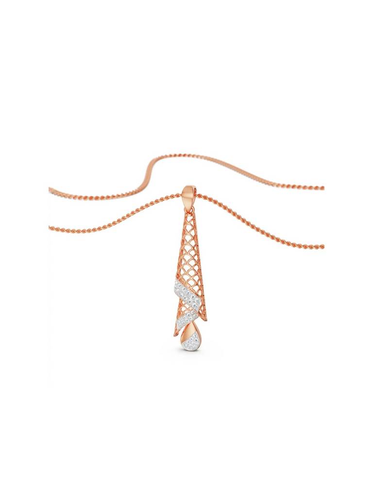 Opulent Diamond Drop Pendant : P723