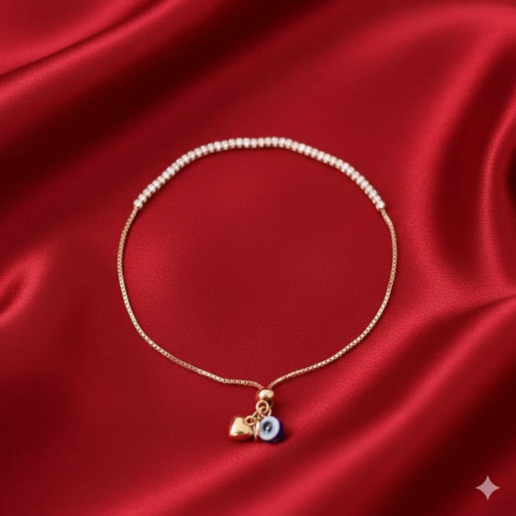 925 Pure Silver Charm Bracelet-Br1104 : BR1104