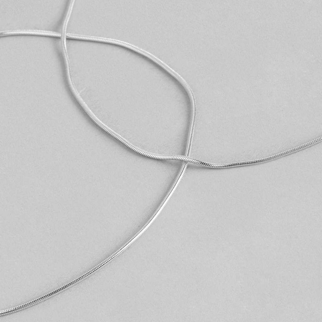 Rope 925 Sterling Silver Chain Anklet : ANK-60100-PAIR