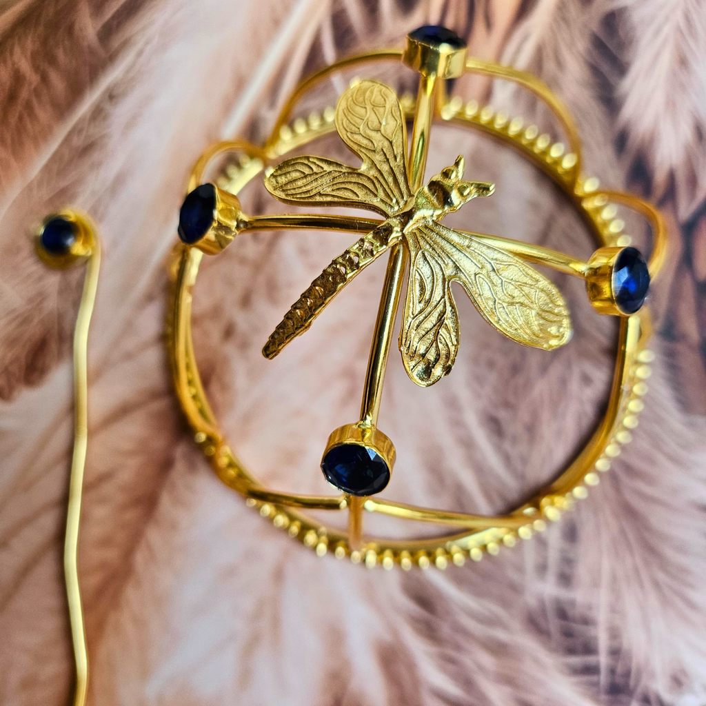 Dragonfly Hair Bun Accessory : HB007