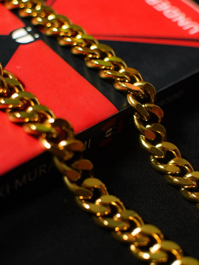 Chunky Gold Statement Chain 15Mm Â 18K Gold Plated Stainless Steel : MATC574GCC