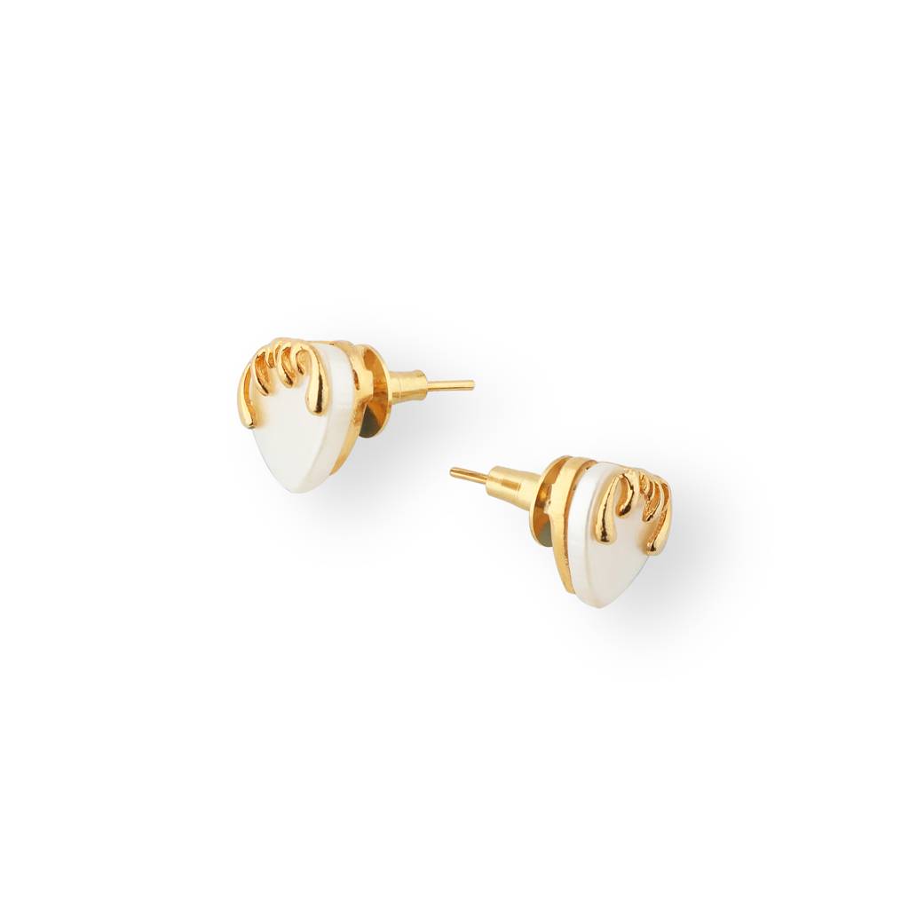 Melting Heart Earrings- Gold