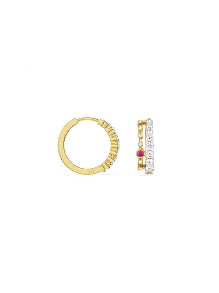 Zoya Diamond Hoops : E985