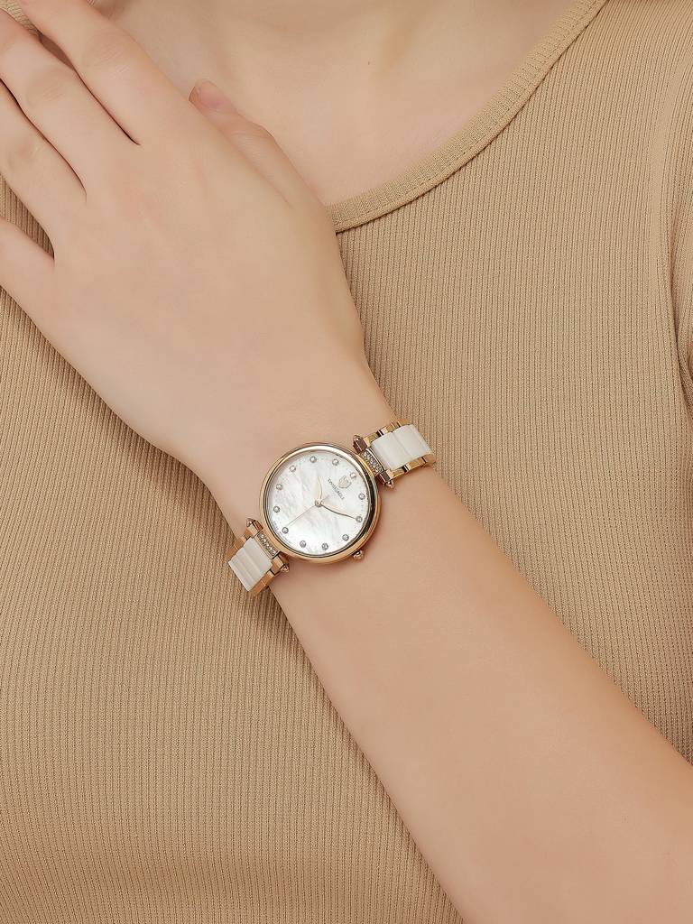 Swiss Eagle Premium Women Swiss-Made Quartz Movement - 3 Hand Mechanism Wrist Watch -Se-9177 : SE-9177-22A