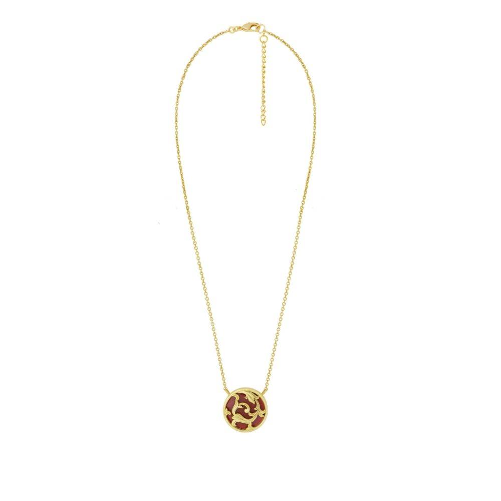 Rocialle Disc Necklace