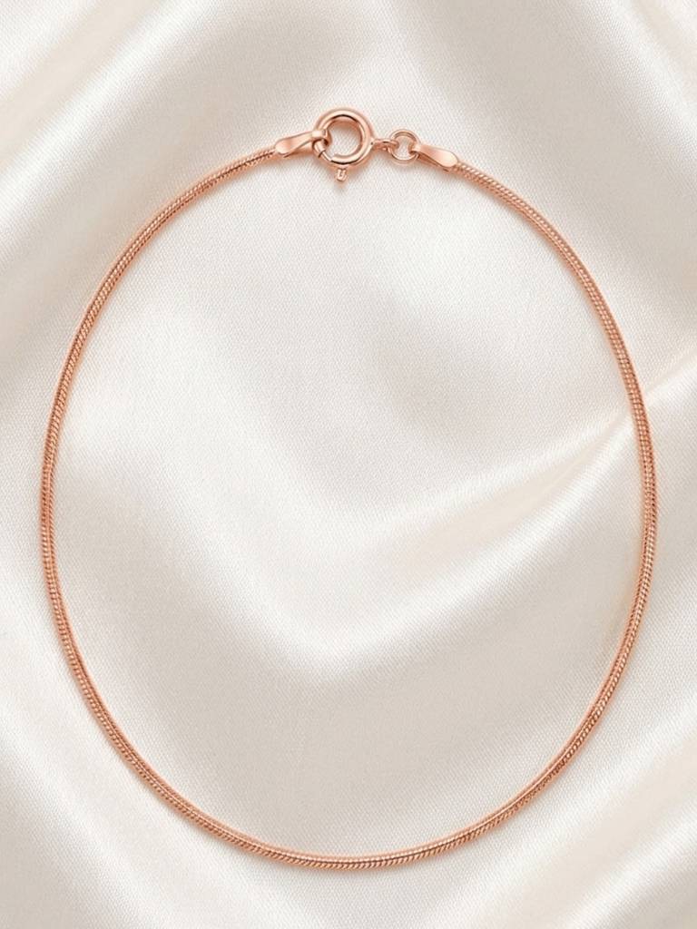 The Rose Gold Serpentine Anklet : AK1148