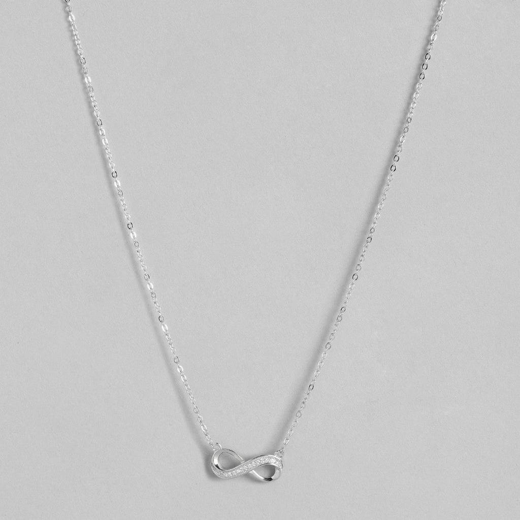 Infinity 925 Silver Necklace : NL-30075