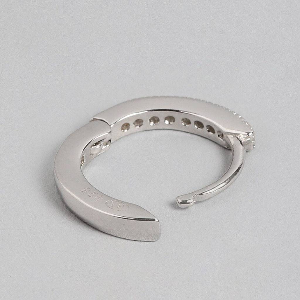 The Whimsical Hoop 925 Silver Earrings : EAR-20094