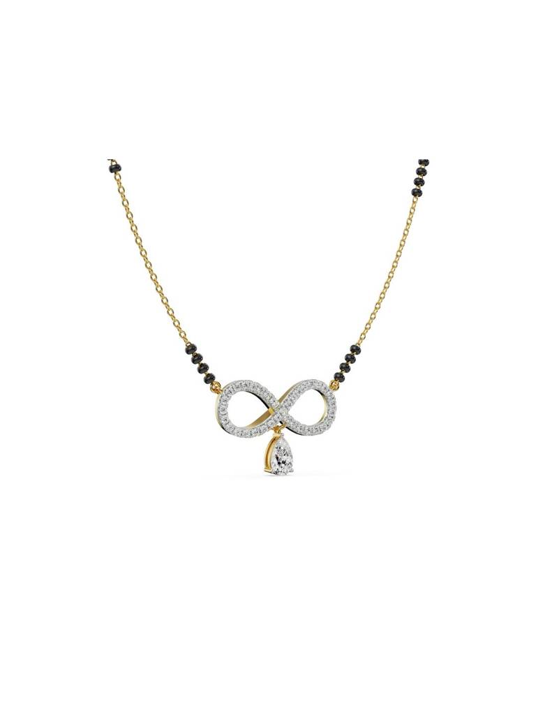 Infinity Drop Diamond Mangalsutra : M16