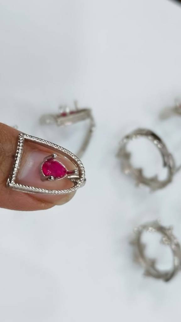Sassy Adjustable Metal Fingernails (Set Of 5) : NA001