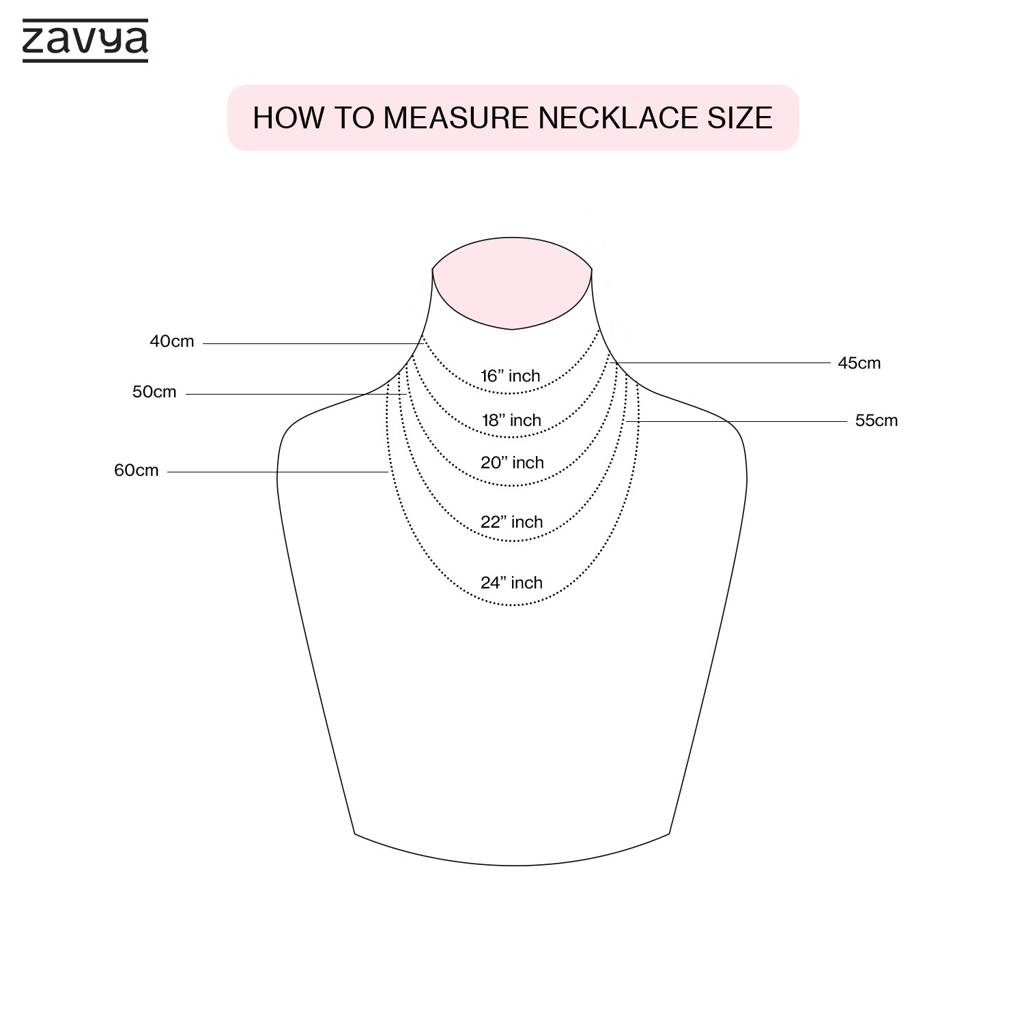 Rose Toned Graceful Layered 925 Silver Necklace : NL-30026