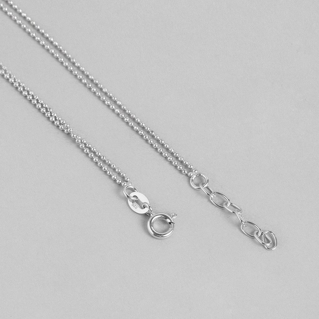 Double Infinity 925 Sterling Silver Anklets : ANK-60144-PAIR