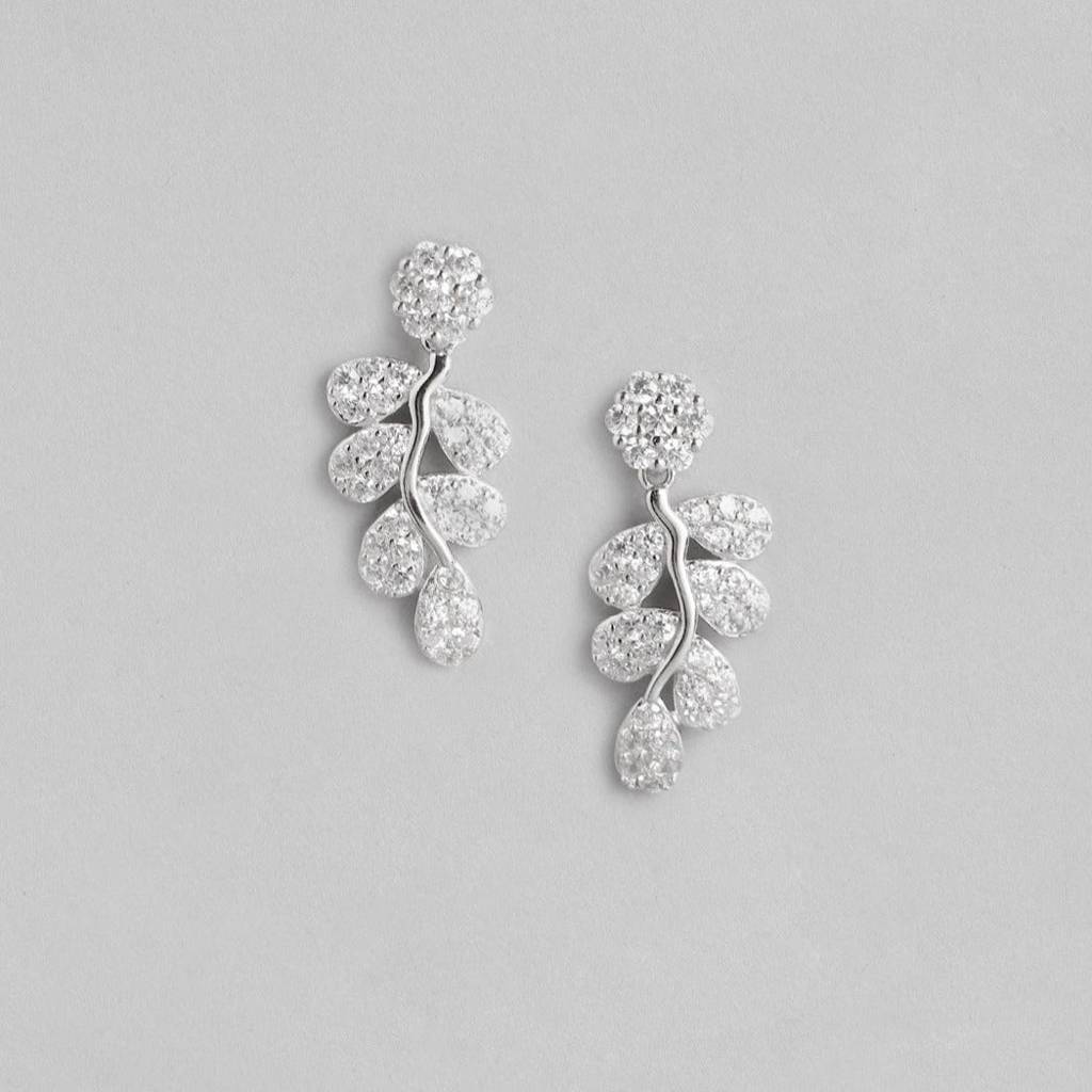 Leaf-Droplet 925 Silver Jewellery Set : JS-70041