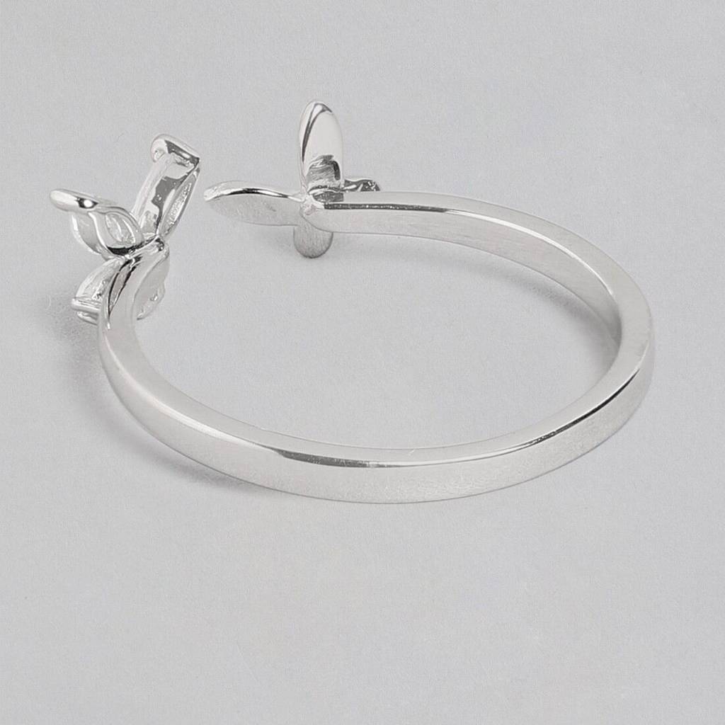 Butterfly 925 Silver Ring (Adjustable) : RNG-40023