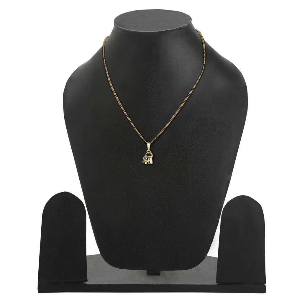 Estele Gold Plated Devine Shree Pendant With Chain For Girls & Women : 906-IGPENDANT