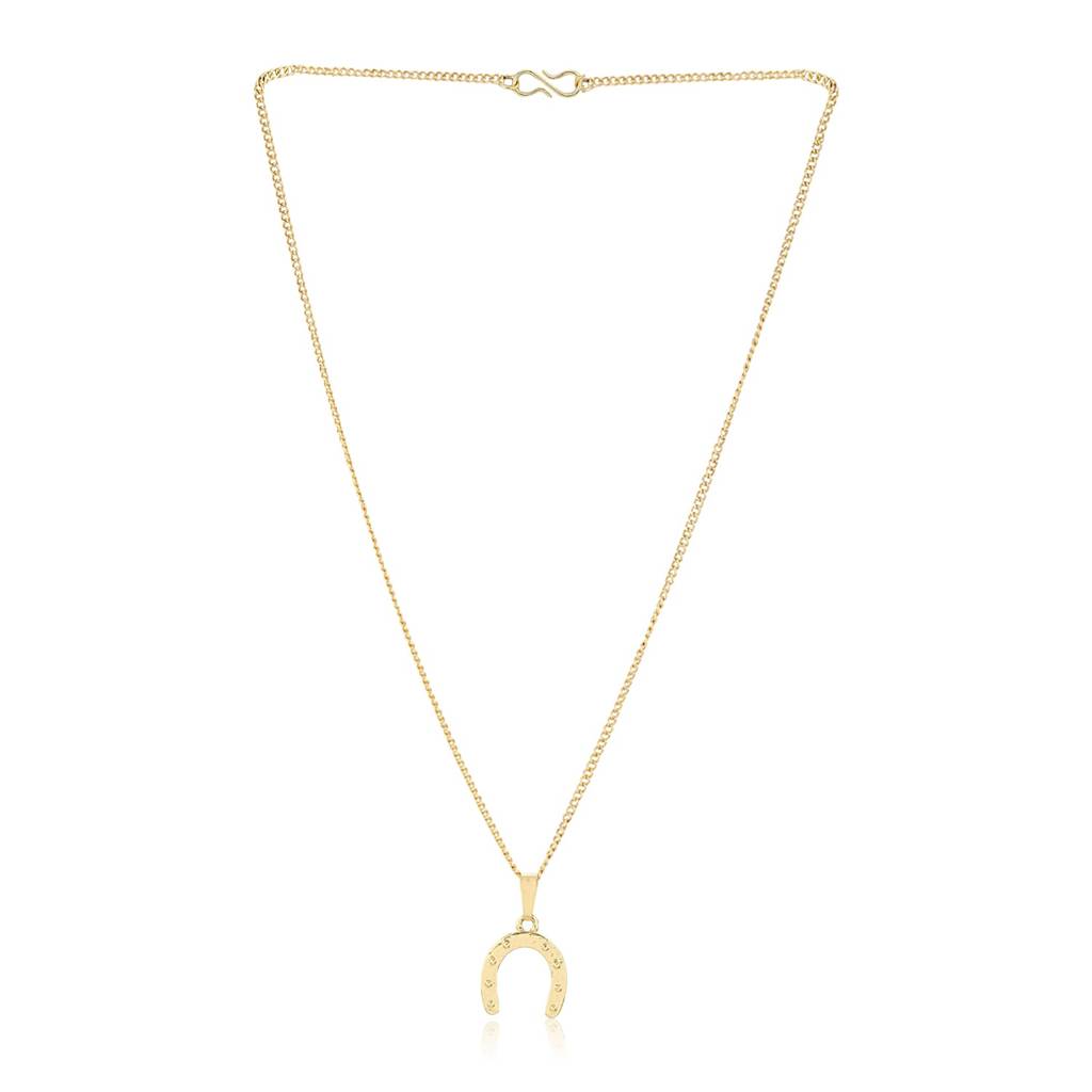 Estele Gold Plated Lucky Ankle Pendant With Chain For Girls & Women : 908-IGPENDANT