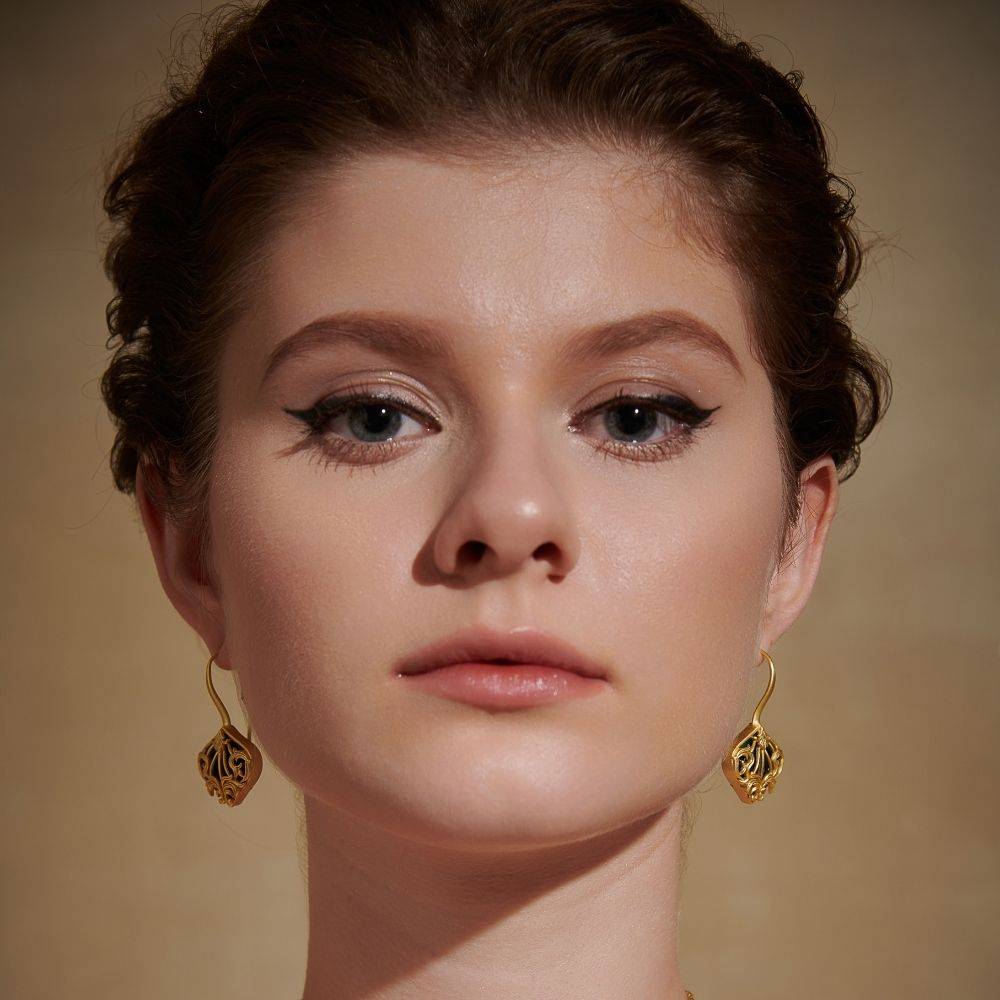 Floral Swag Earrings