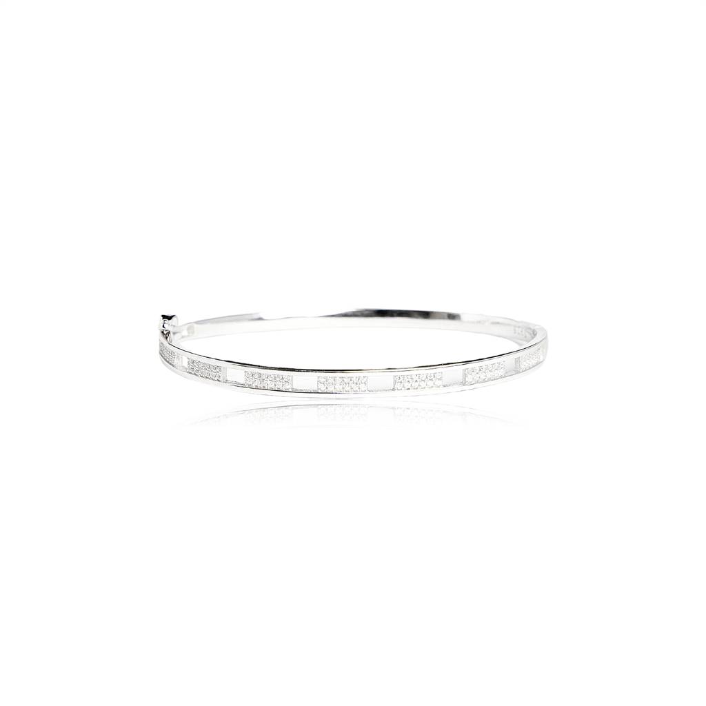 925 Pure Silver Classy And Elegant Bracelet | Silver Bangle Bracelet : BR1012