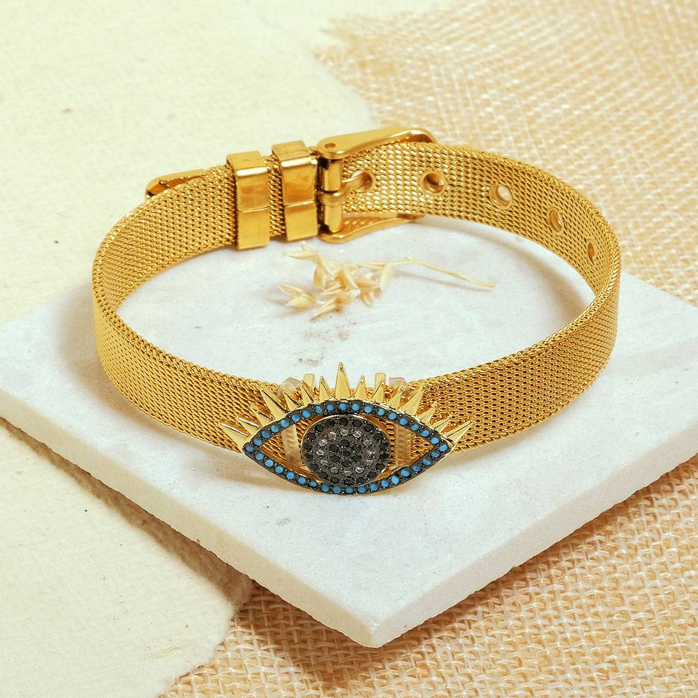 Eye-Shaped Evil Eye Watch Belt : WB4B