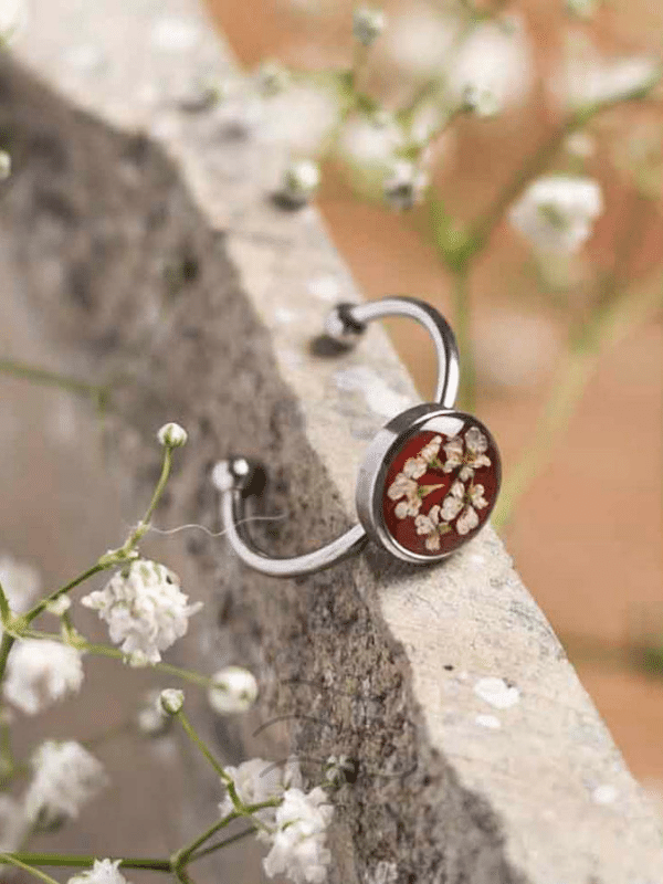 Bird'S Nest Scarlet Ring : LA-FF-R-BNS-G1
