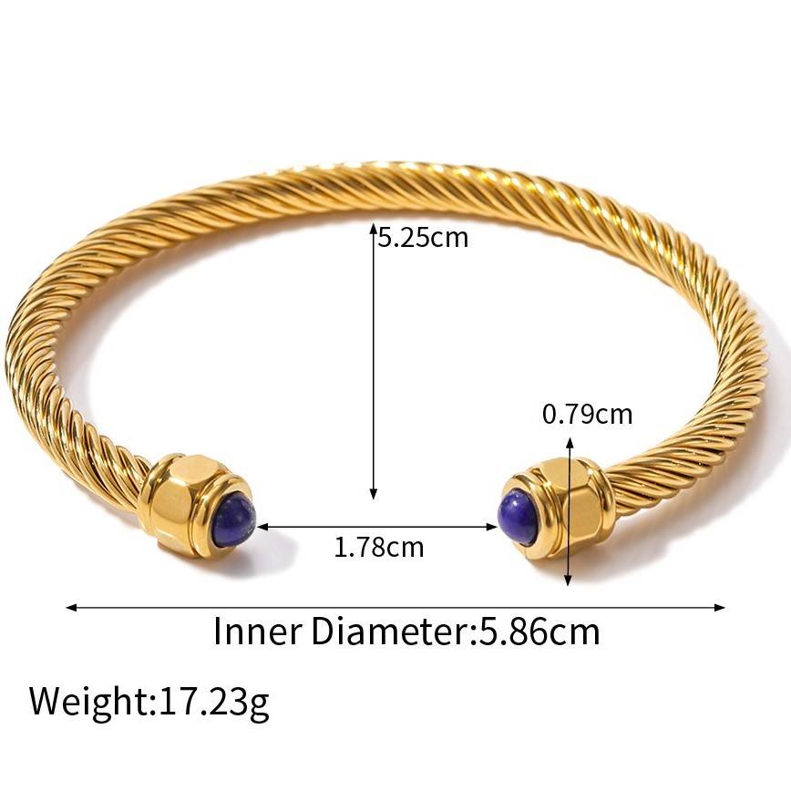 Celeste & Emerald Bangles : JD-BR-BG-18