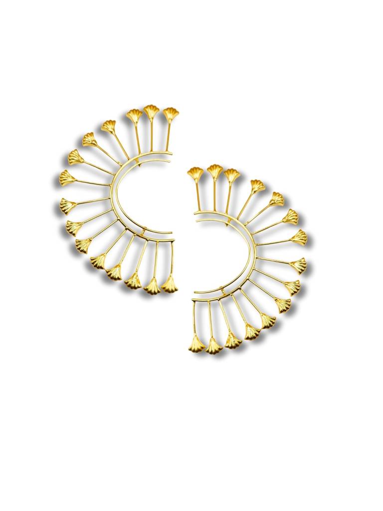 Viana Jewels Surya – Statement Brass Ear Cuff : BA11