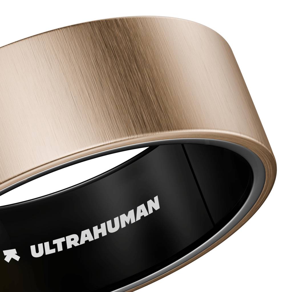 Ultrahuman Ring Air – Sleep And Fitness Tracker, Smart Ring For Men And Women, Up To 6 D : Ultrahuman-Ring-AIR-BrushRoseGold-5