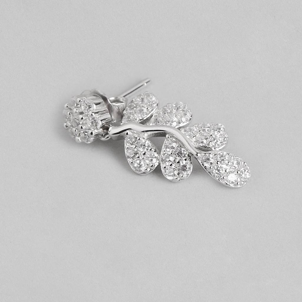Leaf-Droplet 925 Silver Jewellery Set : JS-70041