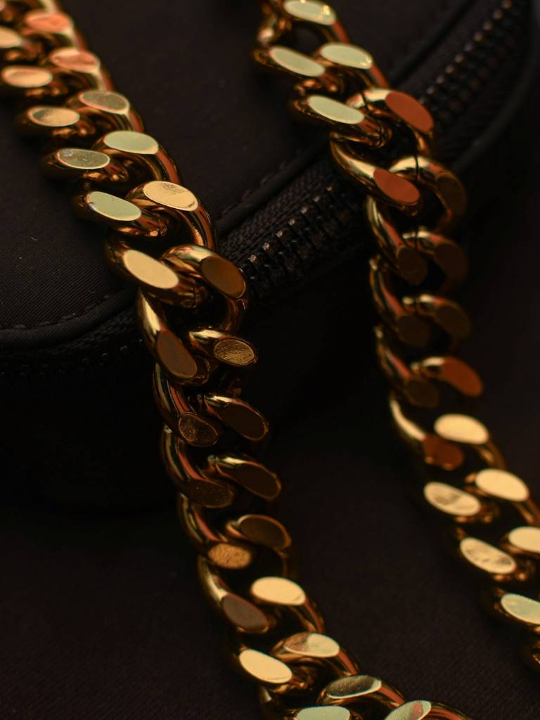 Chunky Gold Statement Chain 15Mm Â 18K Gold Plated Stainless Steel : MATC574GCC