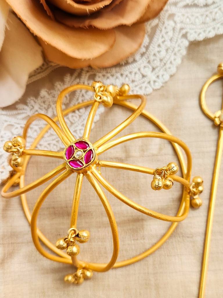 Viana Jewels Ghungroo Hair Bun : BA52