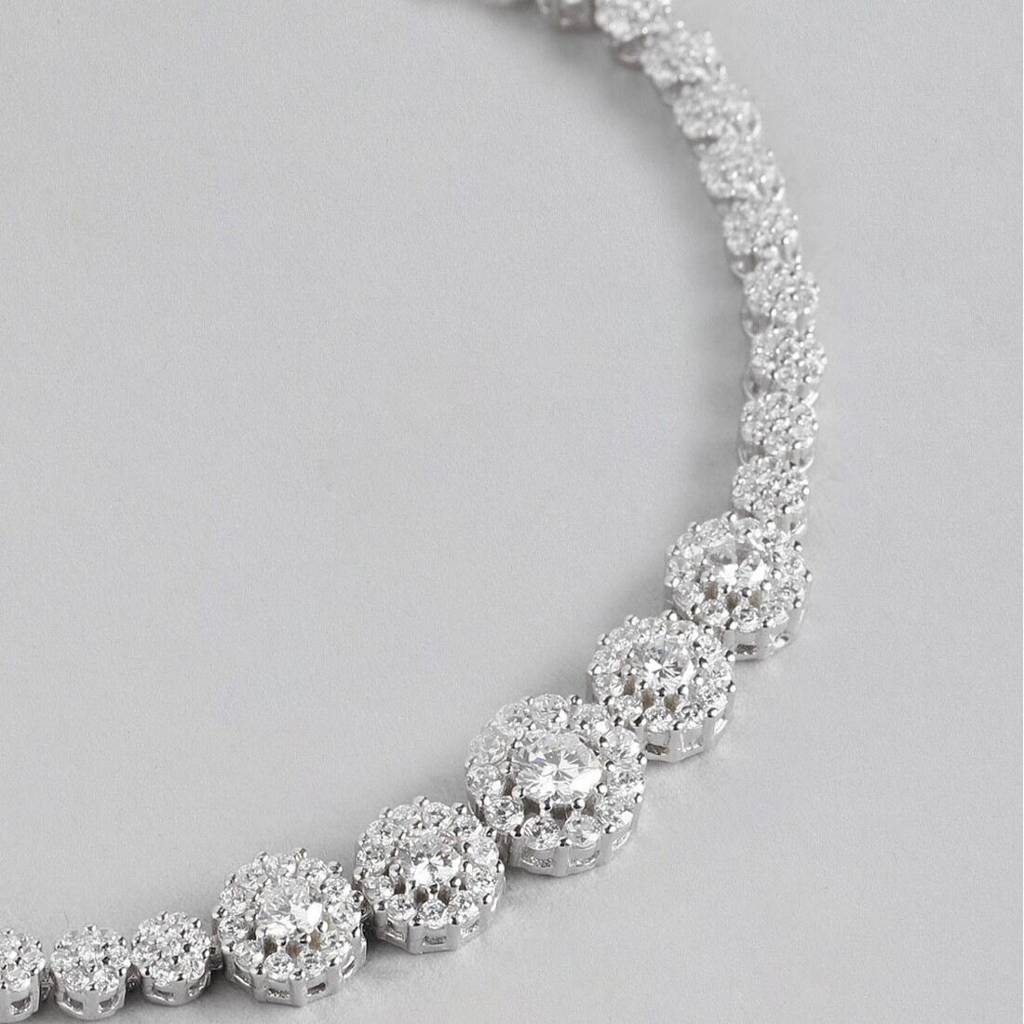 Dazzling Adjustable 925 Silver Bracelet : BR-80113